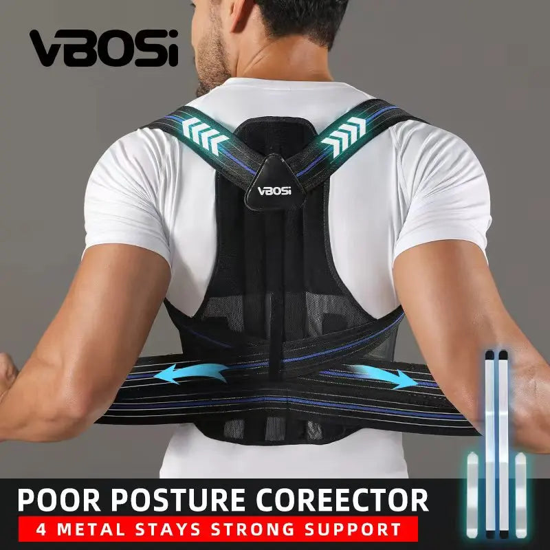 Adjustable Back Support Posture Corrector for Men and Women