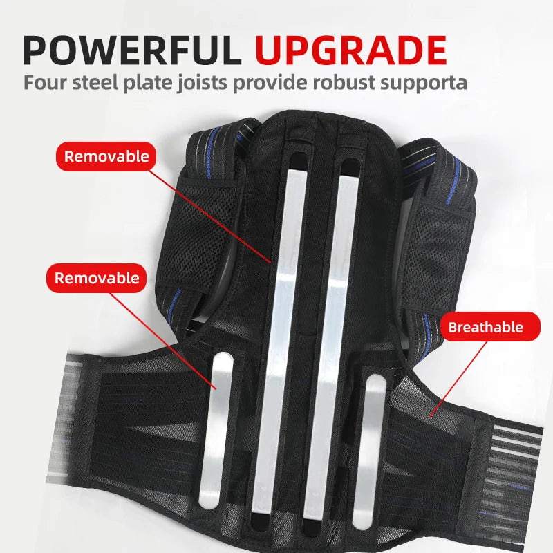 Adjustable Back Support Posture Corrector for Men and Women