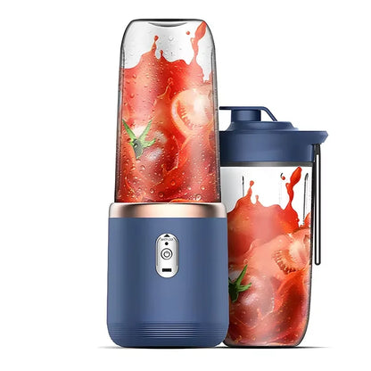 Portable Blender Bottle Electric 6 Blades Multifunction Juice Blender Fresh Juice Smoothie Blender Ice Crushcup Food Processor