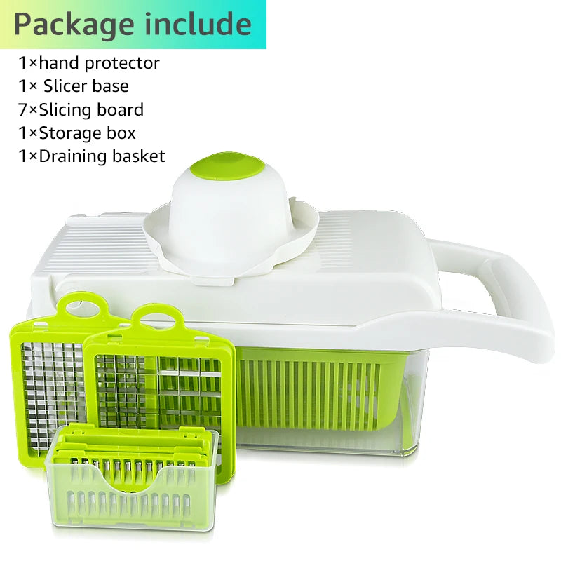 Vegetable Cutter Vegetable Slicer Multifunctional Kitchen Accessories Basket Fruit Potato Peeler Carrot Grater Vegetable Slicer