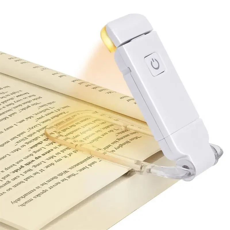 Blanc Couleur d’émission Lampe de Lecture LED USB Rechargeable avec Clip Flexible
