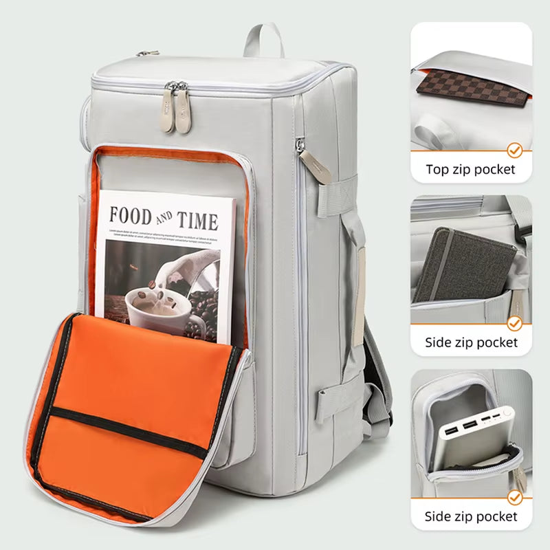 Travel Backpack Business Bag Wet and Dry Separation Shoulder Bags Multi-Compartment Daypack Large Capacity Outdoor Backpack Pack